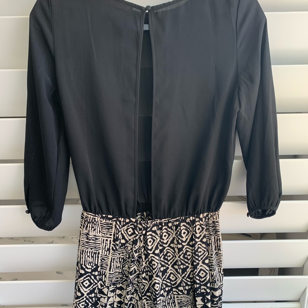 Romper with open back